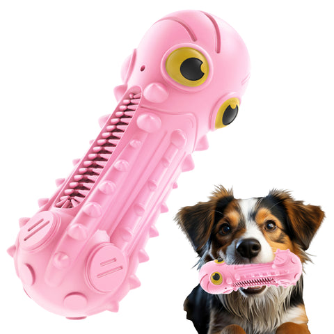 Pet Fortuna Tough Dog Chew Toy, For Aggressive Chewers, Medium and Large Breeds (Octopus - Pink)