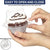 MUSENTIAL Individual Stackable Cupcake Containers