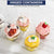 MUSENTIAL Individual Stackable Cupcake Containers