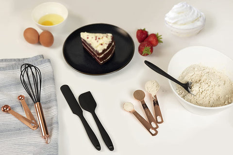 MUSENTIAL 20-Piece Silicone Kitchen Utensil Set with Holder