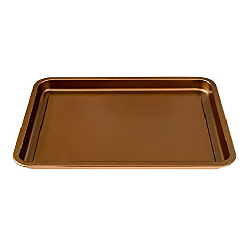 MUSENTIAL 2-Piece Non-Stick Air Fry Tray Bakeware Set for Oven, 13 x 9-Inch