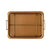 MUSENTIAL 2-Piece Non-Stick Air Fry Tray Bakeware Set for Oven, 13 x 9-Inch